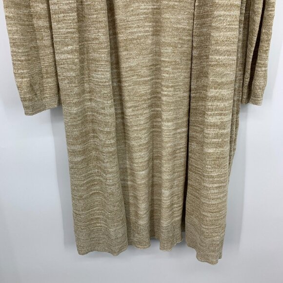 Talbots Duster Cardigan Marled Open Front Lightweight Knit - Picture 5 of 10
